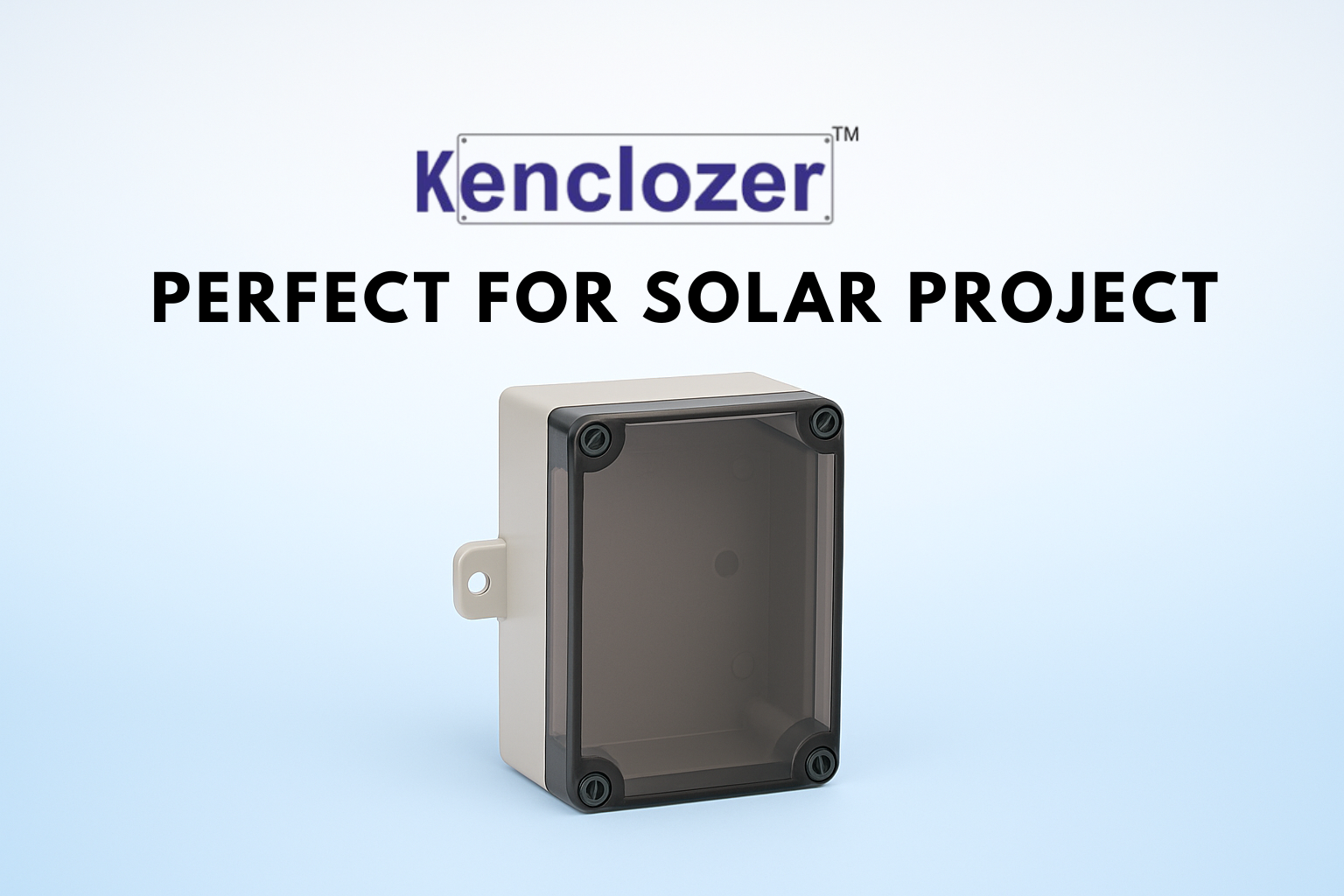 polycarbonate enclousers for rooftop solar system